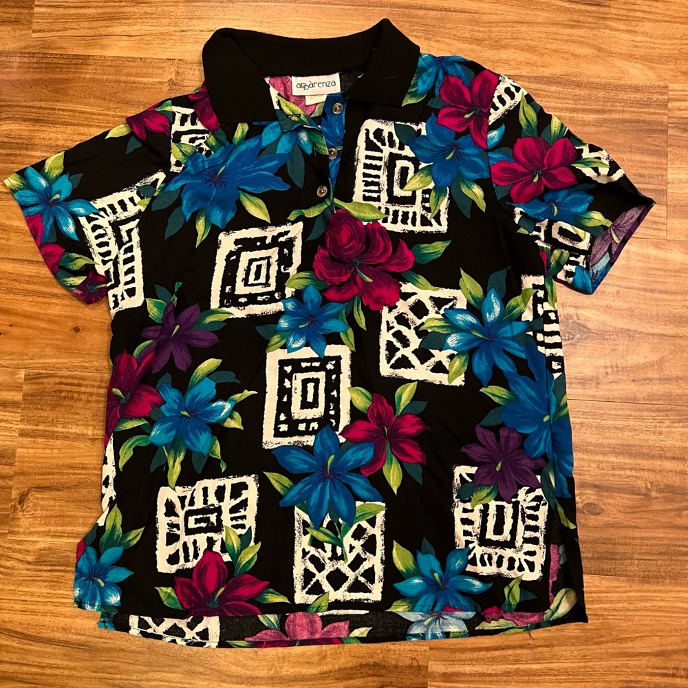 Vintage Apparenza Floral Blouse